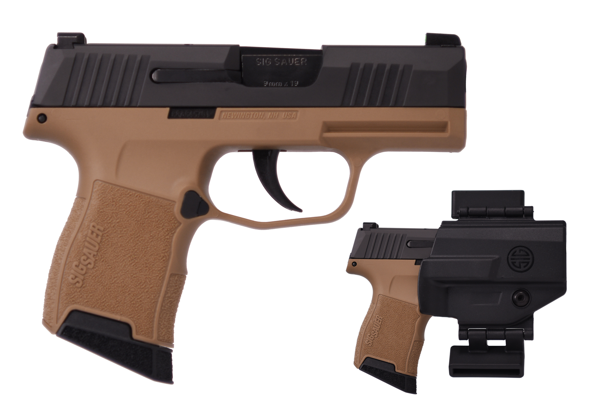 P365 9MM BK/FDE 10+1 PCK OR