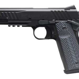 1911 GOVT 45ACP BLK/BLK RAIL