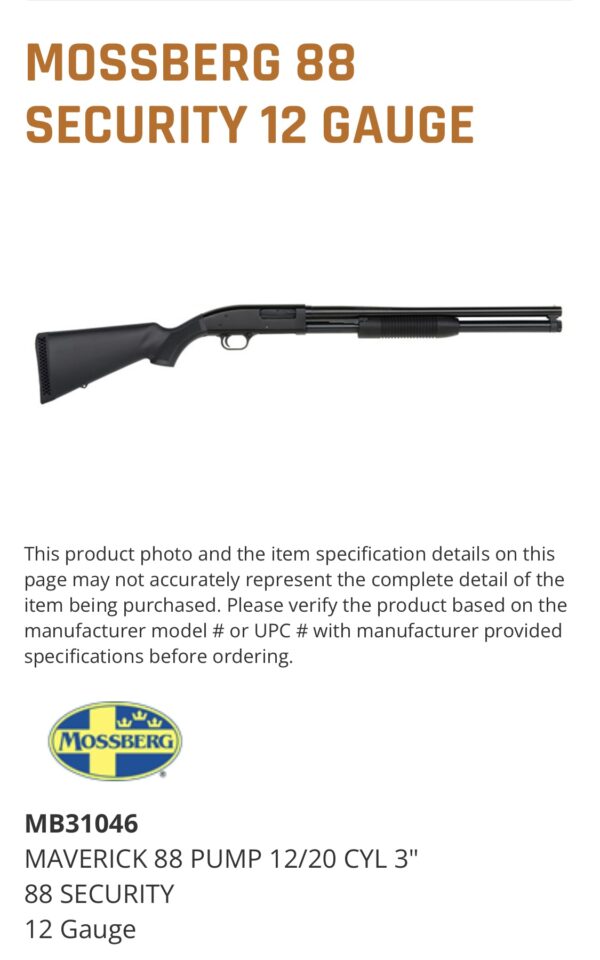 Maverick 88 Shotgun